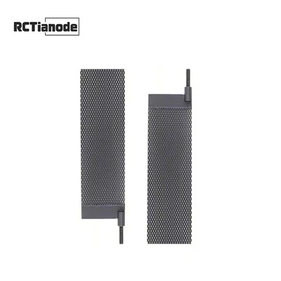 MMO Anode Cathode Titanium Stretch Metal Titanium Mesh For Anodizing